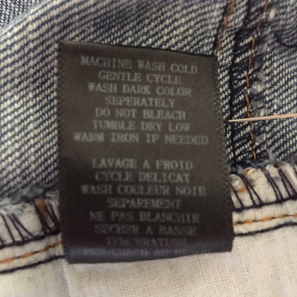 Others Follow Embroidery Denim Shorts Size 28 - Picture 6 of 7